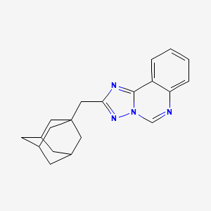 molecular formula C20H22N4 B10892458 2-(1-Adamantylmethyl)[1,2,4]triazolo[1,5-C]quinazoline 