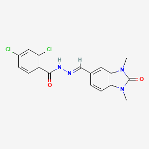 2,4-dichloro-N'-[(1,3-dimethyl-2-oxo-2,3-dihydro-1H-benzimidazol-5-yl)methylene]benzohydrazide