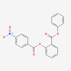 Phenyl 2-{[(4-nitrophenyl)carbonyl]oxy}benzoate