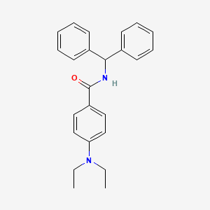 4-(diethylamino)-N-(diphenylmethyl)benzamide