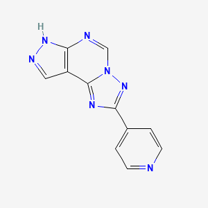 2-(pyridin-4-yl)-8H-pyrazolo[4,3-e][1,2,4]triazolo[1,5-c]pyrimidine