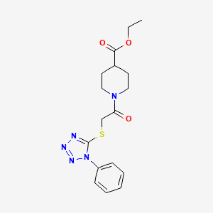 ethyl 1-{[(1-phenyl-1H-tetrazol-5-yl)sulfanyl]acetyl}piperidine-4-carboxylate