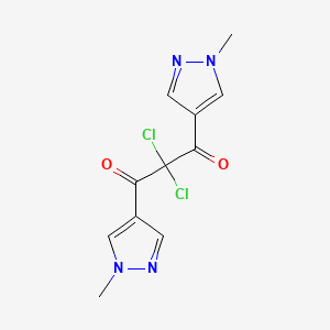 2,2-Dichloro-1,3-bis(1-methyl-1H-pyrazol-4-yl)-1,3-propanedione