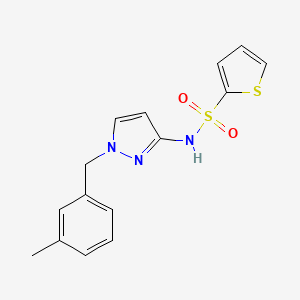 N-[1-(3-methylbenzyl)-1H-pyrazol-3-yl]thiophene-2-sulfonamide