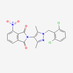 2-[1-(2,6-dichlorobenzyl)-3,5-dimethyl-1H-pyrazol-4-yl]-4-nitro-1H-isoindole-1,3(2H)-dione