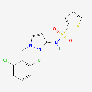 N-[1-(2,6-dichlorobenzyl)-1H-pyrazol-3-yl]thiophene-2-sulfonamide