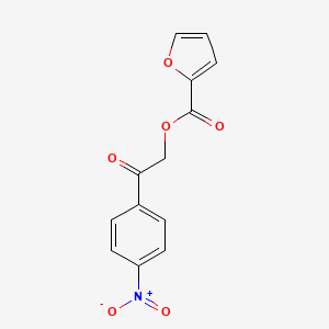 2-(4-Nitrophenyl)-2-oxoethyl furan-2-carboxylate