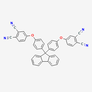 4-(4-{9-[4-(3,4-Dicyanophenoxy)phenyl]-9H-fluoren-9-YL}phenoxy)phthalonitrile