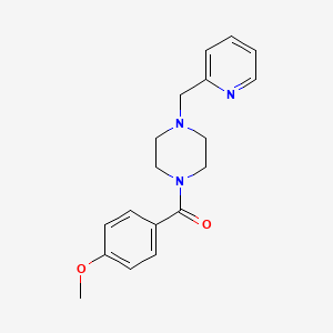 (4-Methoxyphenyl)[4-(2-pyridylmethyl)piperazino]methanone