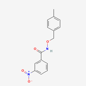 N-[(4-methylbenzyl)oxy]-3-nitrobenzamide