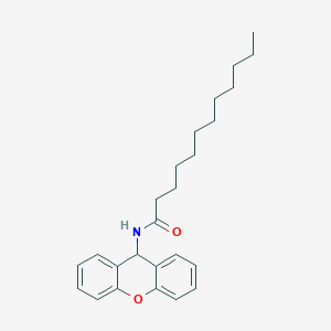 N-(9H-xanthen-9-yl)dodecanamide