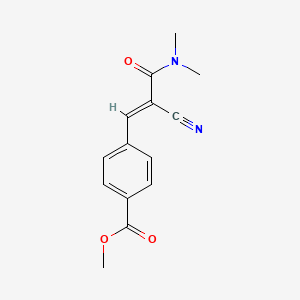 methyl 4-[(1E)-2-cyano-3-(dimethylamino)-3-oxoprop-1-en-1-yl]benzoate