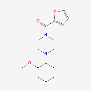 molecular formula C16H24N2O3 B10893491 Furan-2-yl[4-(2-methoxycyclohexyl)piperazin-1-yl]methanone 