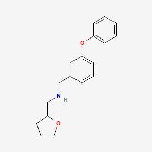 molecular formula C18H21NO2 B10893742 (Oxolan-2-ylmethyl)[(3-phenoxyphenyl)methyl]amine 