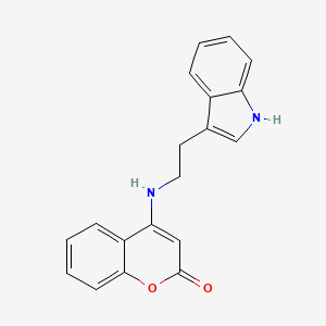 4-{[2-(1H-indol-3-yl)ethyl]amino}-2H-chromen-2-one