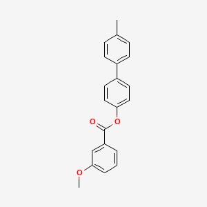 molecular formula C21H18O3 B10893760 4'-Methylbiphenyl-4-yl 3-methoxybenzoate 