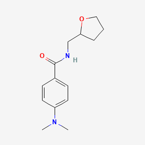 molecular formula C14H20N2O2 B10893825 4-(dimethylamino)-N-(oxolan-2-ylmethyl)benzamide 