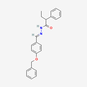 N'-{(E)-[4-(benzyloxy)phenyl]methylidene}-2-phenylbutanehydrazide