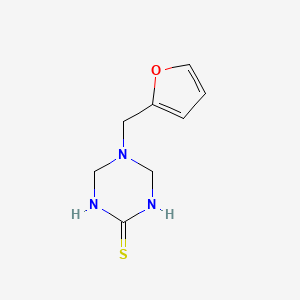 5-(2-Furylmethyl)-1,3,5-triazinane-2-thione