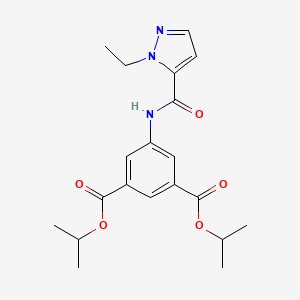 dipropan-2-yl 5-{[(1-ethyl-1H-pyrazol-5-yl)carbonyl]amino}benzene-1,3-dicarboxylate