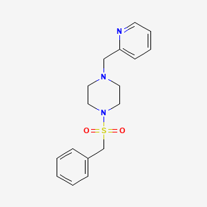 1-(Benzylsulfonyl)-4-(2-pyridylmethyl)piperazine