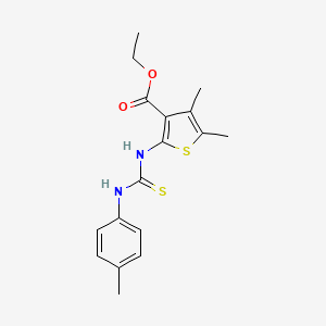 Ethyl 4,5-dimethyl-2-{[(4-methylphenyl)carbamothioyl]amino}thiophene-3-carboxylate