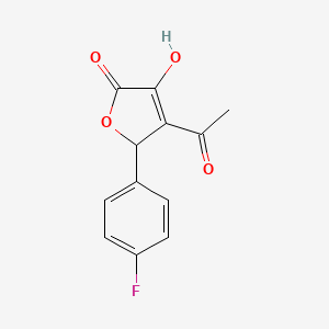 4-acetyl-5-(4-fluorophenyl)-3-hydroxyfuran-2(5H)-one