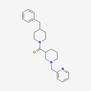 (4-Benzylpiperidin-1-yl)[1-(pyridin-2-ylmethyl)piperidin-3-yl]methanone