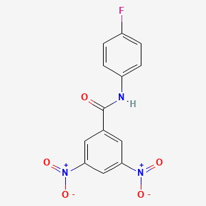 N-(4-fluorophenyl)-3,5-dinitrobenzamide