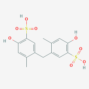 molecular formula C15H16O8S2 B108943 二甲硫酚 CAS No. 78480-14-5
