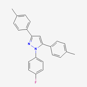 1-(4-fluorophenyl)-3,5-bis(4-methylphenyl)-1H-pyrazole