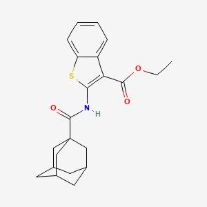 Ethyl 2-[(1-adamantylcarbonyl)amino]-1-benzothiophene-3-carboxylate