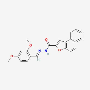 N'-(2,4-dimethoxybenzylidene)naphtho[2,1-b]furan-2-carbohydrazide