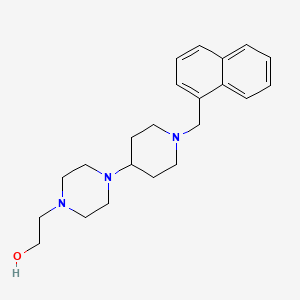 2-{4-[1-(Naphthalen-1-ylmethyl)piperidin-4-yl]piperazin-1-yl}ethanol