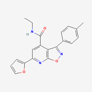 N-ethyl-6-(furan-2-yl)-3-(4-methylphenyl)[1,2]oxazolo[5,4-b]pyridine-4-carboxamide