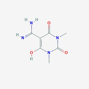 molecular formula C7H10N4O3 B10894658 Pyrimidine-2,4,6(1H,3H,5H)-trione, 5-diaminomethylene-1,3-dimethyl- 