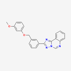 2-{3-[(3-Methoxyphenoxy)methyl]phenyl}[1,2,4]triazolo[1,5-c]quinazoline