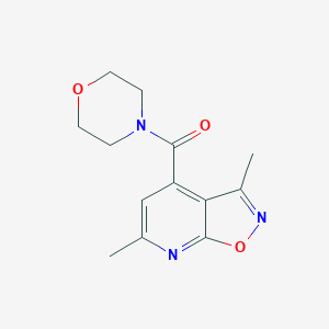 (3,6-Dimethylisoxazolo[5,4-b]pyridin-4-yl)(morpholino)methanone