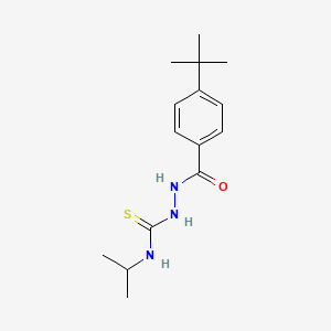 2-[(4-tert-butylphenyl)carbonyl]-N-(propan-2-yl)hydrazinecarbothioamide