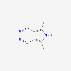 molecular formula C10H13N3 B10894898 1,4,5,7-Tetramethyl-6H-pyrrolo[3,4-d]pyridazine 