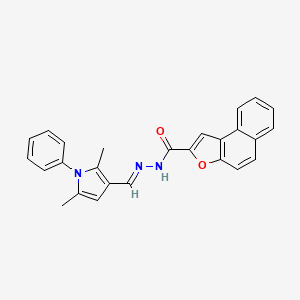 N'-[(E)-(2,5-dimethyl-1-phenyl-1H-pyrrol-3-yl)methylidene]naphtho[2,1-b]furan-2-carbohydrazide