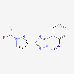 2-[1-(difluoromethyl)-1H-pyrazol-3-yl][1,2,4]triazolo[1,5-c]quinazoline