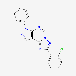 2-(2-chlorophenyl)-7-phenyl-7H-pyrazolo[4,3-e][1,2,4]triazolo[1,5-c]pyrimidine