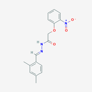 N'-[(E)-(2,4-dimethylphenyl)methylidene]-2-(2-nitrophenoxy)acetohydrazide