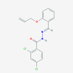 molecular formula C17H14Cl2N2O2 B10895137 N'-[2-(allyloxy)benzylidene]-2,4-dichlorobenzohydrazide 