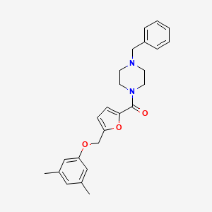 (4-Benzylpiperazin-1-yl){5-[(3,5-dimethylphenoxy)methyl]furan-2-yl}methanone