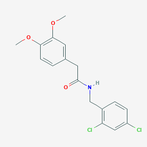 molecular formula C17H17Cl2NO3 B10895173 N-(2,4-dichlorobenzyl)-2-(3,4-dimethoxyphenyl)acetamide 