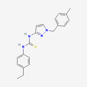 1-(4-ethylphenyl)-3-[1-(4-methylbenzyl)-1H-pyrazol-3-yl]thiourea