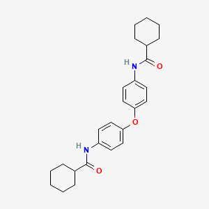 molecular formula C26H32N2O3 B10895362 N,N'-(oxydibenzene-4,1-diyl)dicyclohexanecarboxamide 