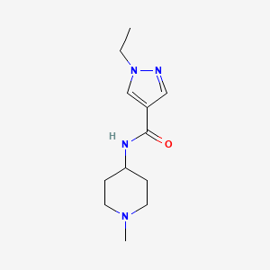 1-ethyl-N-(1-methylpiperidin-4-yl)-1H-pyrazole-4-carboxamide